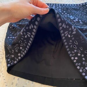 Club Monaco embroidered skirt